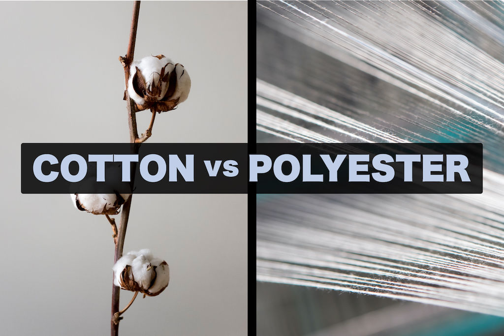 Cotton vs Polyester, side-by-side comparison