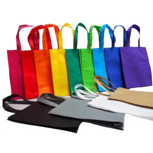 Colorful non-woven bags in various colors, showcasing vibrant options