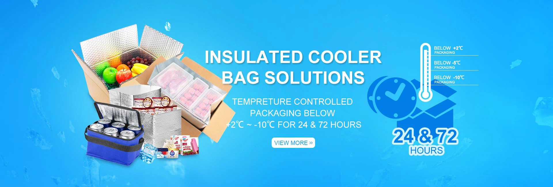 Insulated cooler bag solutions for 24-72 hour cold chain logistics