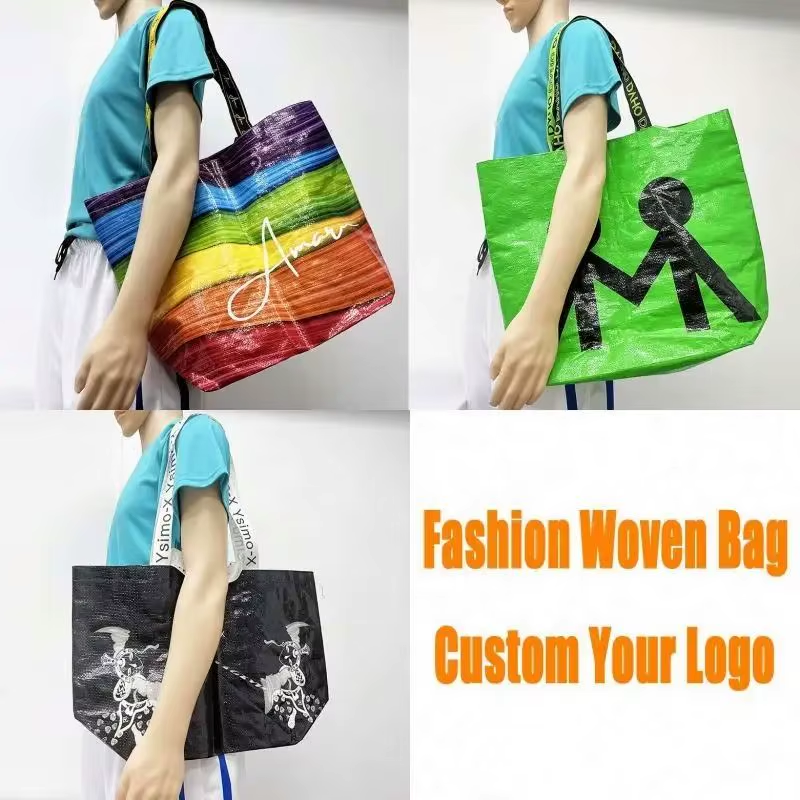 Custom laminated non-woven bags with KFC and Continental logos