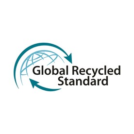 Global Recycled Standard logo with globe and arrows