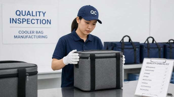 Cooler Bag Factory Quality Inspection