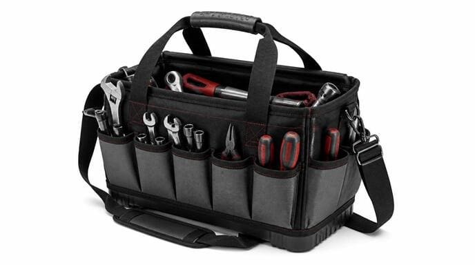 Custom tool tote bag suited for mechanics Custom tool tote bag suited for mechanics