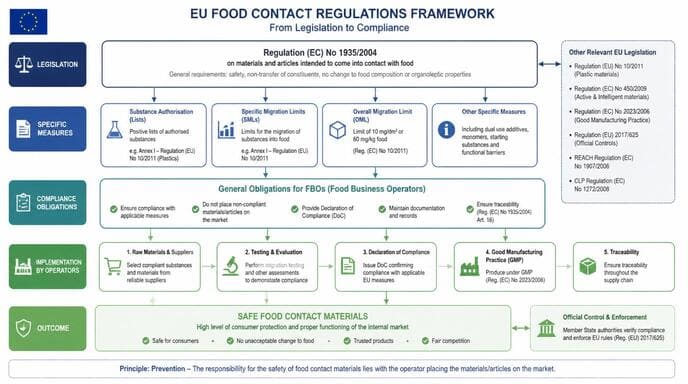 EU Food Contact Regulation Framework