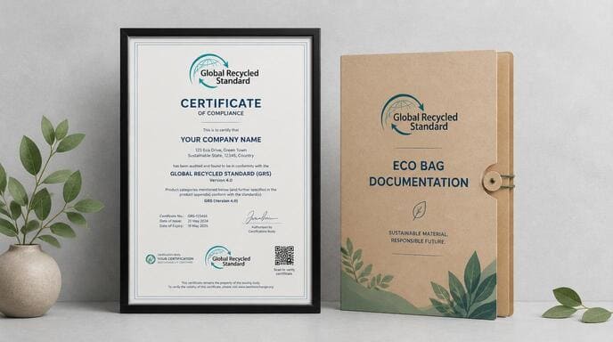 GRS Certificate and Eco Bag Documentation