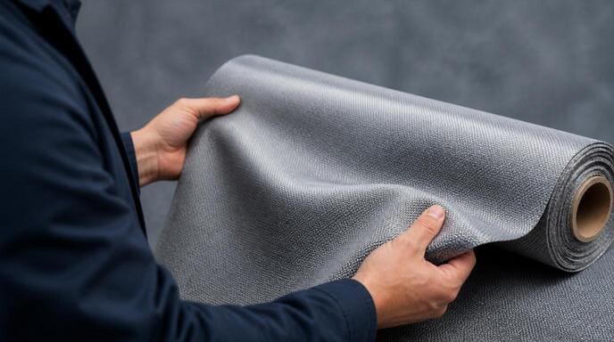Inspection of RPET Fabric Before Production