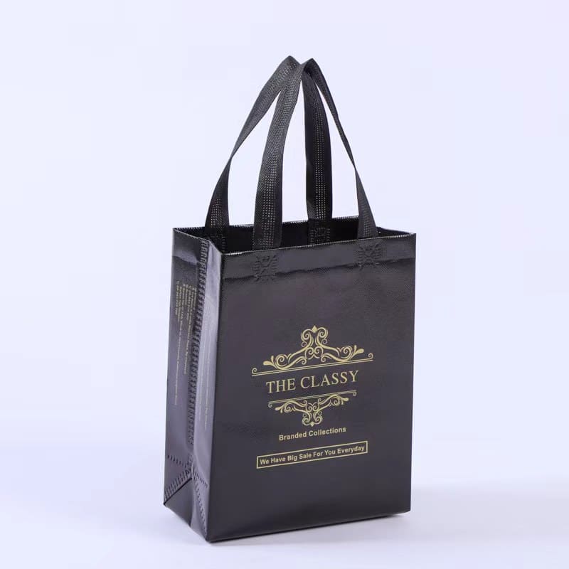 Durable non-woven PP wine bag Non-woven PP wine bag with handles