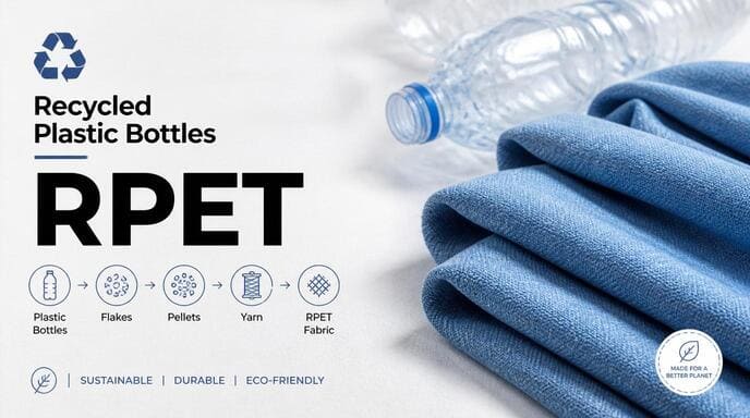 RPET Fabric Made from Recycled Plastic Bottles