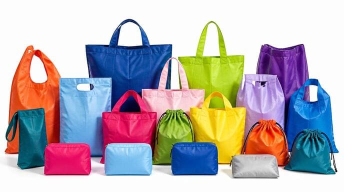 Durable nylon tote bag example Durable nylon tote bag