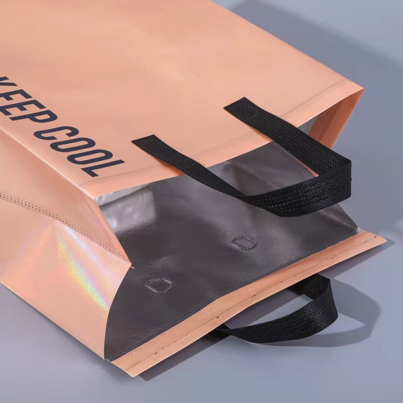 Laminated non woven cooler bag Laminated non-woven cooler bag with waterproof surface and colorful printing