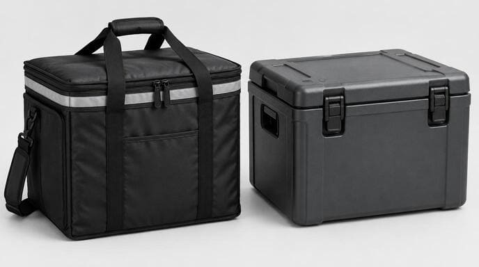 Food delivery bag and insulated carrier