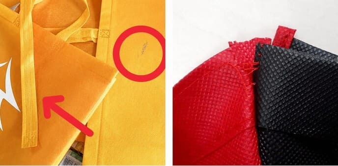 Grocery bag failure points