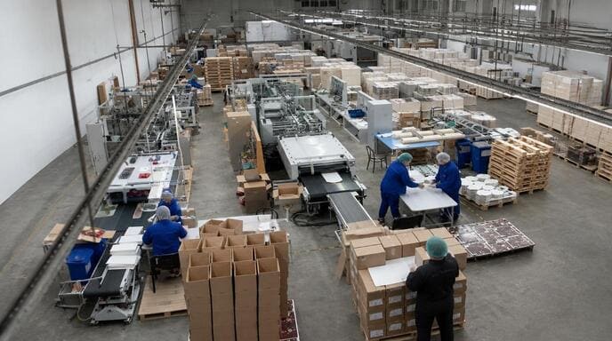Packaging manufacturing supply chain
