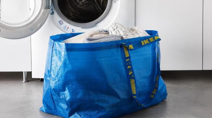 Reusable bag used beyond retail