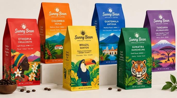 custom coffee bags